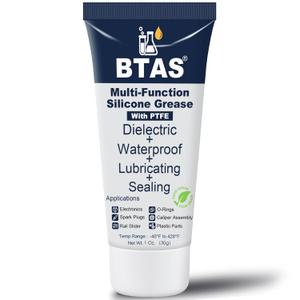 BTAS Dielectric Grease for Electrical Connectors, Automotive Ignition Plugs, Silicone Grease, Battery Terminals 30g