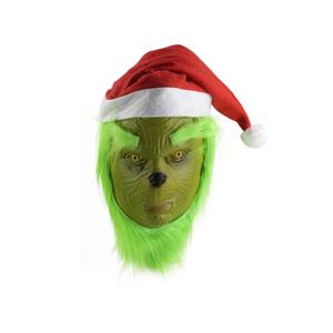 The Grinch Full Head Mask Xmas Hat