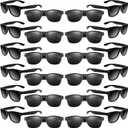 ASTARON Sunglasses Bulk, 24 Pack Sunglasses Party Favors for Summer Beach Pool Birthday Wedding Party Supplies (Black)