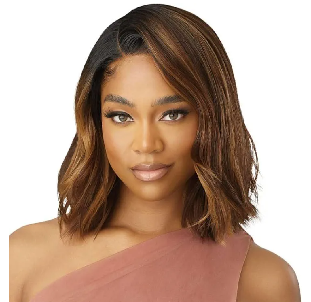 Outre Lace Front Wig - Melted Hairline - Adelina (DR BROWN SUGAR SWIRL)