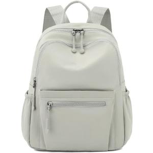 Tanweibago Mini Nylon Women Backpacks,11L Small Ladies backpacks Casual Lightweight Women Shopping Travel Daypack (Z1-grey)
