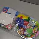 Super Bros Themed Party Decorations, Birthday Party Supplies Decorations Set-Plates Napkins Tablecloth Banners Fork etc for 10 Guests Kids Birthday (Set C)