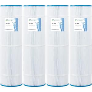 PA106-PAK4 Swimming Pool and Spa Replacement Filter Cartridge Hot Tub Filter Replaces for Unicel C-7488 106Sq.ft FC-1226 Hayward CX880RE Aladdin 20601 AK-6045 71061 4 Pack