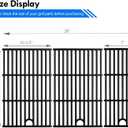 463448021 G426-0004-W1 Grill Grates Replacement Parts for Charbroil Performance 5 Burner Cast Iron Cooking Grates G426-0005-W1 463455021 463449021 463451022 463458021 Char Broil Gas Grill Grates Grids