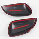 HIGH FLYING Carbon Grain Car Review Side Mirror Cap Cover ABS for Subaru WRX STI 2015-2021 (Only Fit STI)
