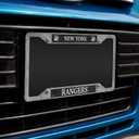 Rico Industries NHL Hockey Pewter License Plate Frame 12" x 6" (One Size, Team Color)
