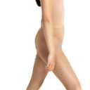 Capezio Women's Professional Fishnet Seamless Tight, Caramel, Small/ Medium