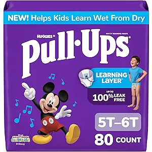 Pull Ups 80 count Diapers 5T-6T