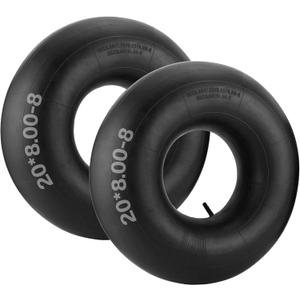 2 Pack 20X8-8 20X7-8 19X7-8 Inner Tube for ATV Quad 4 Wheeler Go Kart Baja Warrior Mini Bike Lawn Tractor Snow Blower Golf Cart Garden Trailer Heavy Duty Lawn Mower