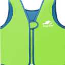 Vine Kids Swim Vest Toddler Learn to Swim Floatation Jackets Training Vest for Boys Girls (5-8 Years, Green)