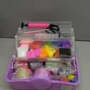 Golray Nano Tape Bubble Kit for Kids, 130+ DIY Squishy Maker Kit with Nanotape/Pigment/Clay/Glitter/Bead/Sticker/Tool/Insturuction, Boys Girls Birthday Gifts Toys for 6 7 8 9 10 11 12 Years Old