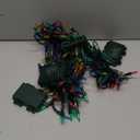 WATERGLIDE 4 Pack 50LED Outdoor Christmas Lights, 16FT Battery Operated Mini String Light with 8 Modes & Timer, Xmas Tree Lights Waterproof for Patio Garden Party Wedding Holiday Decor, Multicolor