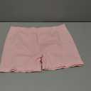 Verdusa Women's High Waisted Biker Shorts Fitness Clothing Yoga Workout Gym Shorts Pink Small