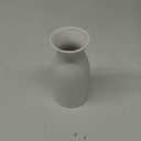 WHJY 6 inch White Nordic Minimalist Matte Handmade Ceramic Vases, Japanese Zen Stoneware Flowerware, Floral Decorations, for Living Room, Study, Bedroom, Balcony, Bar - Short White