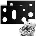 2 Pack Gas Stove Burner Cover, Stove Guard Stove Top Protector, Gas Stove Burner Liners, Compatible with Samsung Gas Stove Range, for Kitchen Cooking, Reusable, Non-Stick and Washable24.4 x 16.3inch