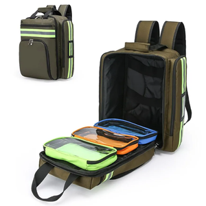 Medical Bag Empty First Aid Backpack, Medicine Mag Empty Emergency Bag,Medical Bag Organizer，Emergency Medical Backpack,First Aid Backpack, Medicine Mag (Bag Only)