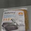 Asnomy Couch Covers for 3 Cushion Couch Stretch Sofa Covers Slipcovers, Pet Protector Furniture Covers for Dogs Cats Spandex Jacquard Fabric Small Checks, Large, Golden