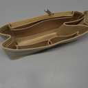 Felt Purse Organizer Insert for Birkin 30 Bag Organizer Handbag Insert (Beige)