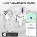 2 x Air Smart Tracker Tag for Android, Item Locator Key Finder Works with Find Hub App, Luggage Tracker for Keys, Wallet, Suitcase, IP67 Waterproof, Compatible with Galaxy & Pixel Android Phone