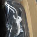 FUNLIO 2 in 1 Swing Set for Toddler & Baby Jumper, Heavy Duty Kids Swing & Bouncer with 4 Sandbags, Foldable Metal Stand for Indoor/Outdoor Play, Easy to Assemble and Store - Black