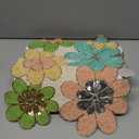 lightnpro Chrtistmas Beaded Table Runner, Christmas Table Runner, Rustic Farmhouse Hand Beaded Runner to Decorate Xmas Wedding Family Party Thanksgiving Dinner Table Décor - 13x36 Inch - Teal Combo