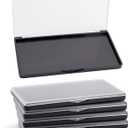 Magnetic Makeup Palette with Frosted Clear Top, 5 Pack Empty Eyeshadow Palettes depots Travel Storage Box for DIY Cosmetics Bronzer Highlights Powder (Small Palette - 5.5" x 3.1")