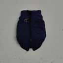 SCENEREAL Winter Dog Vest Coat with Built-in Harness, Warm Puppy Jacket for Small to Medium Dogs, Cold Weather Coat with Zipper, Fleece Puffer Vest Windproof Snow Clothes (XS(Chest 11.5"), #1 Rolay Bule-Matte)