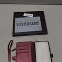 Defencase for iPhone 13 Pro Max Magnetic Wallet Case Compatible with Magsafe RFID Blocking Zipper Strap Card Holder for Women Men, PU Leather Detachable Case for iPhone 13 Pro Max (6.7"), Wine Red