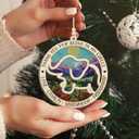 GEEMBI Friends Ornaments for Women - Elephant Suncatcher Christmas Ornaments 2026 for Tree Decorations - Friendship Birthday Elephant Day Gifts for Women Friends, Bestie BFF Best Friend Birthday Gifts (Multicolor My Circle)