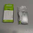 Halpilt LED Wireless Mouse A100S Rechargeable Portable Silent Mouse with Optional USB and Type-C Receiver 3-Speed Adjustable DPI for PC/Mac/Laptop (Frosted Silver)