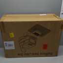 Stainless Steel Litter Box with Lid, Extra Large Enclosed Cat Litter Box for Big Cats, Anti-Leakage Metal Kitty Box with High Sided Enclosure, Scoop, Pedal & Non-Slip Mat, Easy to Clean