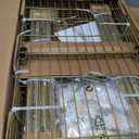 Ulif E12 Clothes RackHeavy Duty Freestanding Garment Rack with ShelvesMetal Clothing Closet Storage System for Hanging Clothes71" W x 16" D x 76.5" H, Hold 960 lbs, Gold