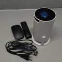 [2026 Upgraded] Mini Projector Support 4K 1080P FHD Auto Keystone 270 Rotatable with WiFi 6 and Bluetooth 5.2 Projector Portable Compatibile with HDMI/TV Stick/Memory Stick/Laptop,White (Whtie)