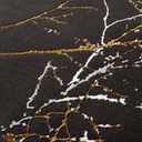 LUXE WEAVERS Modern Abstract Non-Shedding Runner Rug Black 2x8