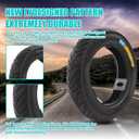2.50-10 Bike Tires Foldable 14x2.50(64-254) Tubeless Tire
10 in Explosion-Proof Electric Bicycle Tire Tubeless Puncture Resistant Ebike Tire Suitable for E Bikes for Men, Kids