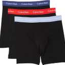 Calvin Klein Cotton Stretch Boxer Briefs Black 3pcs S