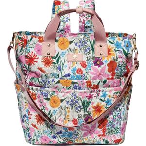 ESVAN Diaper Tote Bag Totepack Backpack Crossbody Bag 3 in 1 for Women Laptop Backpack Multifunctional with Insulated Pockets