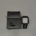 GELISHI Bands Compatible for Apple Watch Band 45mm 44mm 42mm, Men Sport Rugged Band with Protective Case for Watch Series 9 8 7/ Series 6 SE 5 4 3, Black