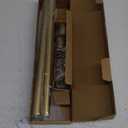 Heavy Duty Curtain Rods for Windows 28 to 48 Inch, 1 Inch Gold Curtain Rods for Outdoor, Farmhouse, Bedroom, Kitchen, Living Room, Adjustable Easy Install Curtain Rods (A2,Gold,30"-60")