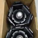 Garage Light - 240W 24000LM 6500K Garage Lights Ceiling LED with 8+1 Deformable Panels, E26/E27 Screw Socket in LED Shop Light for Workshop, Basement, Gym, Barn, Warehouse etc Bay Lighting