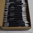 Yeaqee 100 Pcs Motivational Pens Employee Appreciation Gifts Thank You Metal Greeting Quote Ballpoint Pen for Office Worker Teacher Nurse(Black,Inspirational)