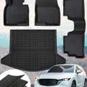 4PCs for Mazda CX5 CX-5 2025 2024 2023 2022 2021 2020 2019 2018 2017 Floor Mats & Cargo Liner, All Weather Protection for CX5 CX-5 Floor Mats, for Mazda CX5 CX-5 Accessories