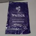 Yiclick 3 Pack Exfoliating Washcloth Towels - Exfoliating Body Scrubber Exfoliator, Back Scrubber for Shower Bath Use, Japanese & Korean Scrub Wash Cloths, Loofah Lufa Sponge Washer for Women Men (Black)