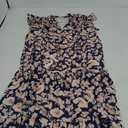 GRACE KARIN Womens Summer Floral Midi Dresses Short Sleeve Beach Wedding Guest Dress Drawstring Long Flowy Dress with Pockets Medium