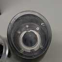 Rechargeable Pepper and Salt Grinder Set, whit Gravity Sensing Switch and LED Light, One Hand Automatic Operation -Black/2 Pack