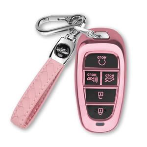 MILD EAST For Hyundai Key fob Cover Fits for 2024 2023 2022 2021 Hyundai Sonata Santa fe Tucson Smart 5 Button Key Case Shell