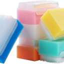 Wellgler's OT Sensory Brush,Autism Sensory Brush for Therapy,Surgical Scrub Brush,Bbaby Sponge for Bathing, Cradle Cap Brush (12Pack)