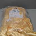 5Pcs Gold Satin Sheets King Size Sheets Silky Comforter Bedding Sheets with 1 Satin Flat Sheet,1Deep Pocket Fitted Sheet,3 Pillowcases with Envelope Closure