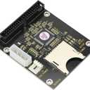 GINTOOYUN SD SDHC SDXC MMC to 3.5" 40Pin Male IDE Adapter Card SD Memory Card to IDE Hard Disk Drive Adapter