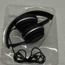 GPX IAH57B Wired Headphones Padded 3-d Accs Swivel Earcups/adjustable Headband